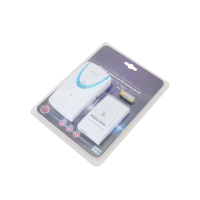 China Modern wireless doorbell with light indicator powered by battery for sale