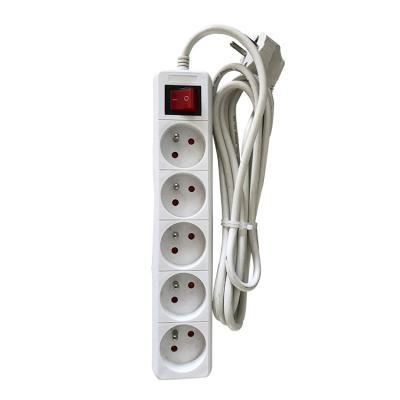 China Residential / General Purpose 5 Outlet Extension / Power Strip Tabletop Socket for sale