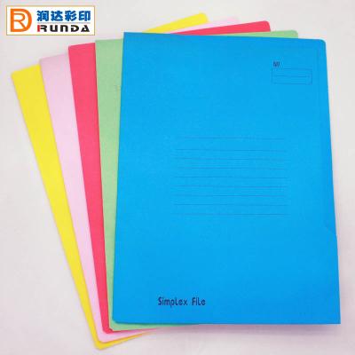 China Elegant Style Paper Recycled Paper File Folder for sale