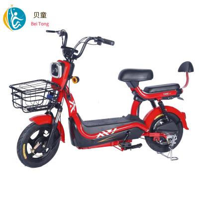 China Cheap Steel 350w 48v 20Ah Electric Bike Scooter Adult Electric Motorcycle Hidden Battery Electric Bicycle for sale