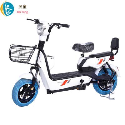 China Factory Sale Carbon Steel Classic Fashion E-bikeTwo Seats 48V 350W Electric Bicycle Scooter Brushless Motor ODM/OEM Electric Bike for sale