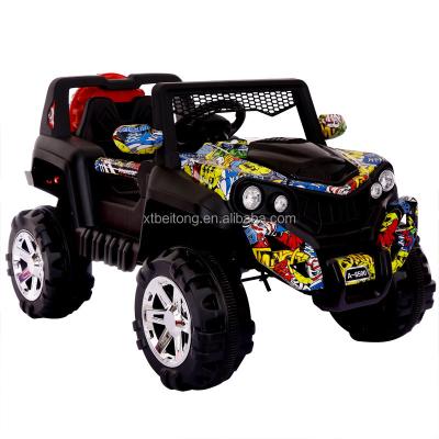 China Ride On Big Toy Kids Ride On Vehicle 12v With LED Lights , Remote Control Battery Operated Car Music for sale