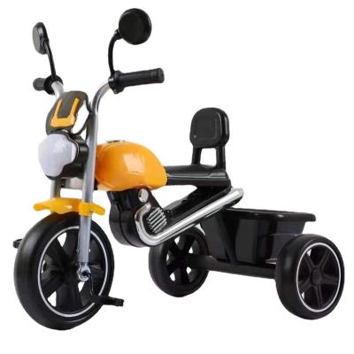 China New fashion high carbon steel baby tricycle kids steel tricycle with music/plastic tricycle for kids 1-6 years old/cheap baby bicycles mini for sale