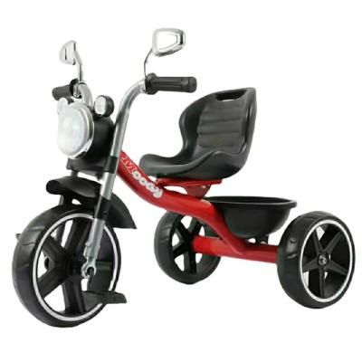 China 2022 Wholesale cheap kids tricycle baby tricycle kids factory new model high carbon steel push tricycle bike for sale