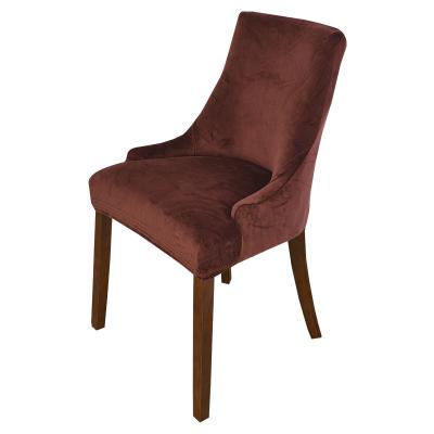 China High Stretch Velvet Plush Stretch Slip Wing Chair Seat Covers Heavy Duty Dining With Arms Furniture Cover for sale