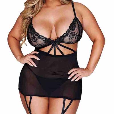 China 2022 Anti-bacterd Lace Breathable Wholesale Classic Women's Transparent Bra Panties Set Plus Size Bra Sets for sale