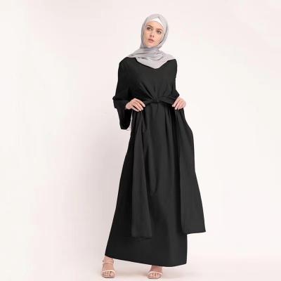 China Best Selling Polyester RTS 2022 Abaya Dress Dubai Designs Turkish Islamic Ethnic Clothing Wholesale Open Abaya For Muslim Women for sale