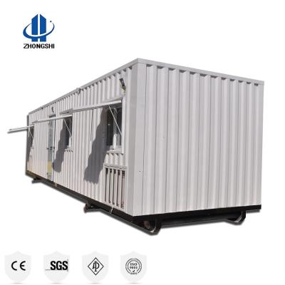 China Prefab Modular Parking Container House For Temporary Oil Field Worker Camp for sale