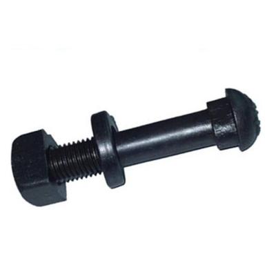 China Large Stainless Steel Bolt Nuts - and - Oxides of Bolt Making Machinery Black Rail Mushroom Fishtail Bolt for sale