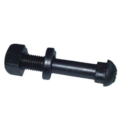 China Rail Maintenance Rail Track Bolt And Nut / Rail Bolt Kit Neck Fish Railroad Bolt for sale