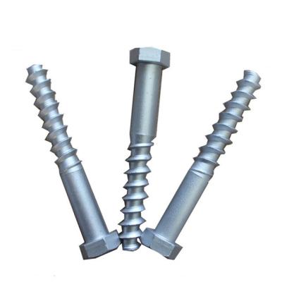 China Rail Maintenance Fastener Rail Sleeper Coach Screw Rail Screw Spike For Railroad for sale