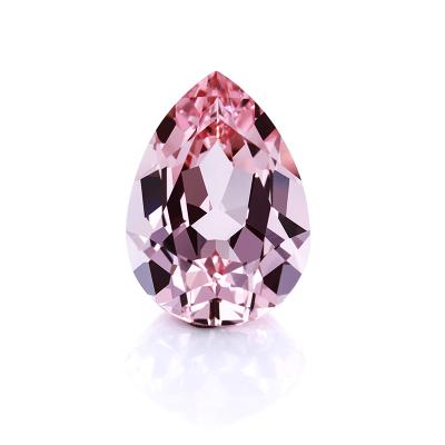 China Fire Newcomer Wuzhou Starsgem Lab Developed Sapphire 9x13 Pear Shape Sakura Pink Sapphire Color Game or Sapphire for sale