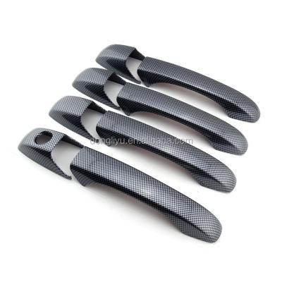 China ABS Carbon Fiber Car Parts Door Handle Cover For 2007 2008 2009 2010 Dodge Caliber for sale