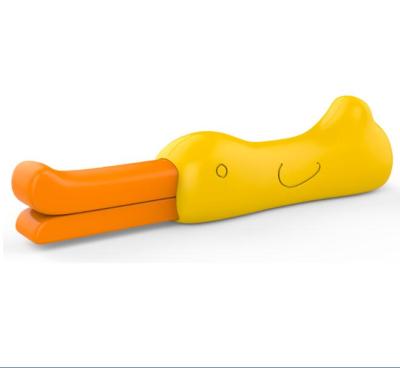 China Convenient and Safe Plastic Handle Original Cute Duck Shape Interesting Scissors for sale