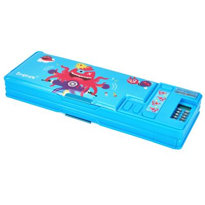 China Multifunctional UK hot-selling skip school plastic pencil case with calculator for sale