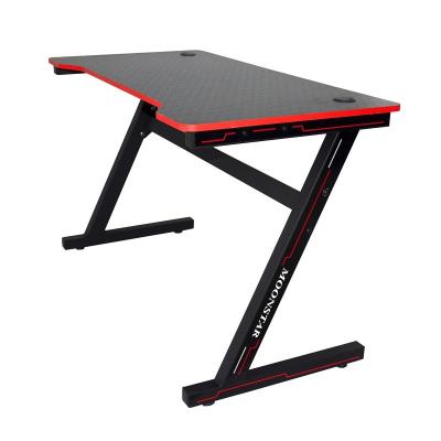 China Other modern office computer table black Z gaming desk 2021 for gamer for sale