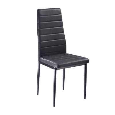 China Factory-Product Wholesale Modern Dining Chair Professional Dining Chair Comfortable Leather Seat Dining Chair for sale