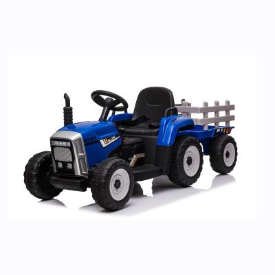 China Ride On Toy 2022 Hot Design 12v Battery Kids Ride On Car 4 Wheelers With 2speed Tractor Truck Vehicle For Kids for sale