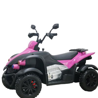 China Ride On Toy 12V Battery Operated Ride-on Barbie Pink Racing Vehicle ATVs for Preschool Kids Ages 3-7 Years for sale