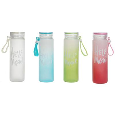 China Freshness Retention Frosted Freshness Lemon Glass Cup , Sport Bottle for sale