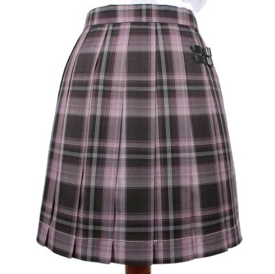 China Plaid High Waist Student Skirt Night Song School Uniform Fleece Skirt Anti-Static Hundred Uniform Times Skirt for sale