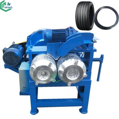 China Waste Tire Processing Machinery Tire Steel Wire Separator Spare Parts Tire Wire Bead Removal Machine for sale