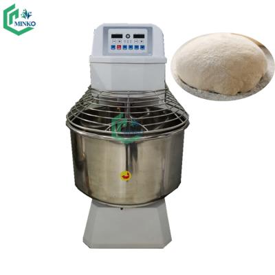 China Single Speed ​​Or Two Speed ​​20kg Noodles Cake Planetary Pasta Dough Flour Spiral Partner Double Speed ​​Dough Mixer Kneader for sale