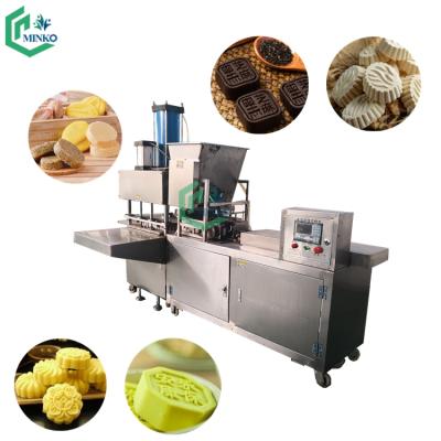 China High Efficiency Operation Almond Cake Pastry Easy Operation Red Green Mung Bean Cake Forming Machine Sugar Cube Powder Press Cube Machinery for sale