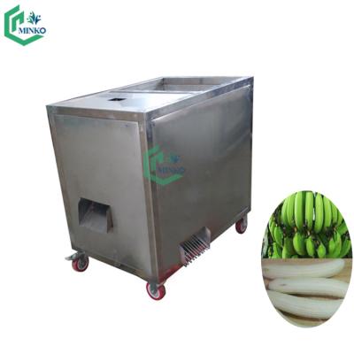 China Automatic Plant Banana Plantain Peeler Peeling Machine Green Raw Hard Skin Removing Machine for sale