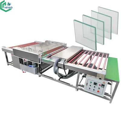 China Double Glass Washing Machine Washing Machine Tempered Glass Gasket Countertop Glass Cleaning Machine for sale