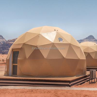 China Long life around luxury safari hotel camping prefab dome tent for sale large geo domes for sale