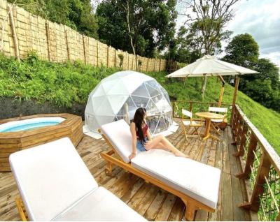 China 5m/6m/7m/8m Igloo Glamping Dome House Geodesic Domes UV Resistant Tent For Sale for sale