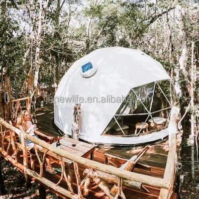 China Camouflage Game Forest/Field Geodesic Dome Half Sphere Domos PVC Geodesic Dome Tents For Camping Dome Tent for sale