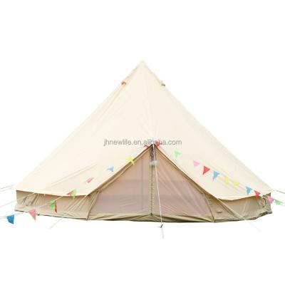 China Luxury Waterproof Wind Proof Valley Classic 4-Season Bell Tent 5m Cotton Canvas 4m 5m Bell Glamping Outdoor Tent For Sale for sale