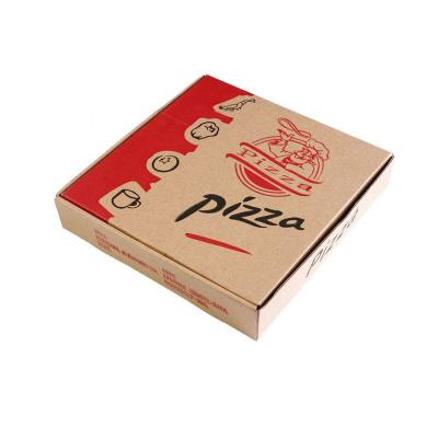 China Disposable Recycled Baking Packaging Box Diy Logo Custom Materials Pizza Catering Box Wrapping Paper Pizza Box Packaging Box for sale