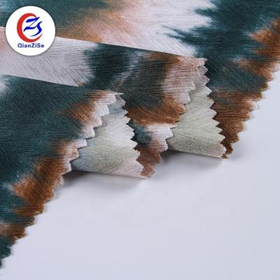 China China Factory Supply Anti-Static Herringbone Chiffon Polyester Herringbone Style Magic Print Fabric for sale