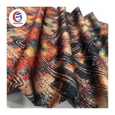 China Latest Wholesale Soft And Breathable Modern Colored Silk Like Satin Fabric For Fashion Garment for sale