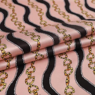 China Anti-Static Fashion Polyester 100 Twill Satin Digital Printing Woven Fabric For Women Blouse for sale