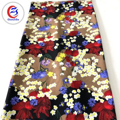 China 100% Polyester Anti-static Super Soft Woven Micro Floral Printed Fabric For Dress for sale