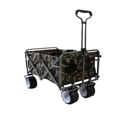 China Transoprt Folding Handcart Beach Trolley Transport Folding Roll Container Outdoor 600D Cloth for sale