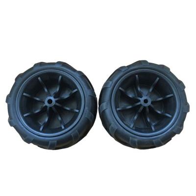 China Home Use 7x4 7 Inch PU Foam Wheels With Plastic Hub for sale