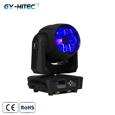 China Newest stages design 6x40w rgbw led bee eyes beam moving head wash zoom light for sale