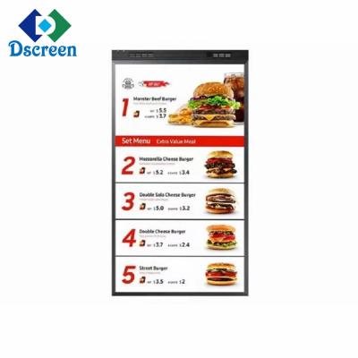 China Indoor Digital Signage High Brightness Floor Standing LED Hanging LCD Advertising Screen Display for sale