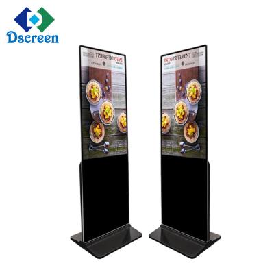 China Transparent Indoor Advertising Lcd Show Ultrathin Free Standing Digital Signage Player Indoor WIFI Digital Signage Shows For Business for sale