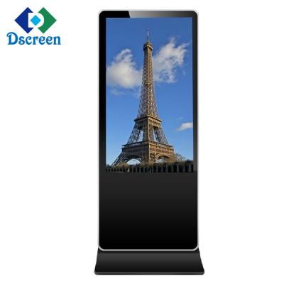 China Indoor Outdoor Indoor Floor Stand Totem LCD Signage LCD Display Digital Advertising Screen for sale