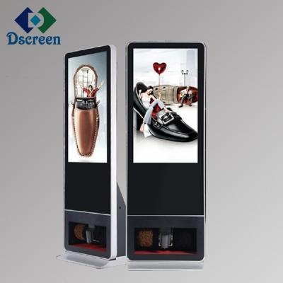 China 42 Inch Indoor Free Standing Shoe Shine Kiosk LCD Display Commercial Advertising Player For Digital Signage for sale