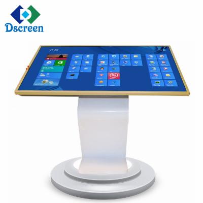 China Transparent LCD Display Restaurant Touch Screen Indoor Advertising Kiosk 43 Inch Windows All In One Self Service Touch Screen Information Kiosk for sale