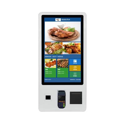 China Self Ordering Vending Machine , Interactive Self Service Kiosk Touch Screen Payment Kiosk 32inch for sale