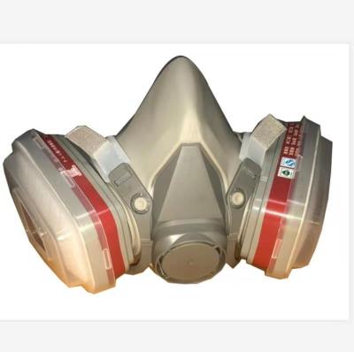 China Coal Mine Gas Mask Silicone Antivirus Respirator Military Chemical Face Launched Half Face Gas Mask for sale