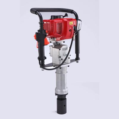 China Gasoline Solar Photovoltaic Hydraulic Ram , Fence Post Driver Vibrate for sale